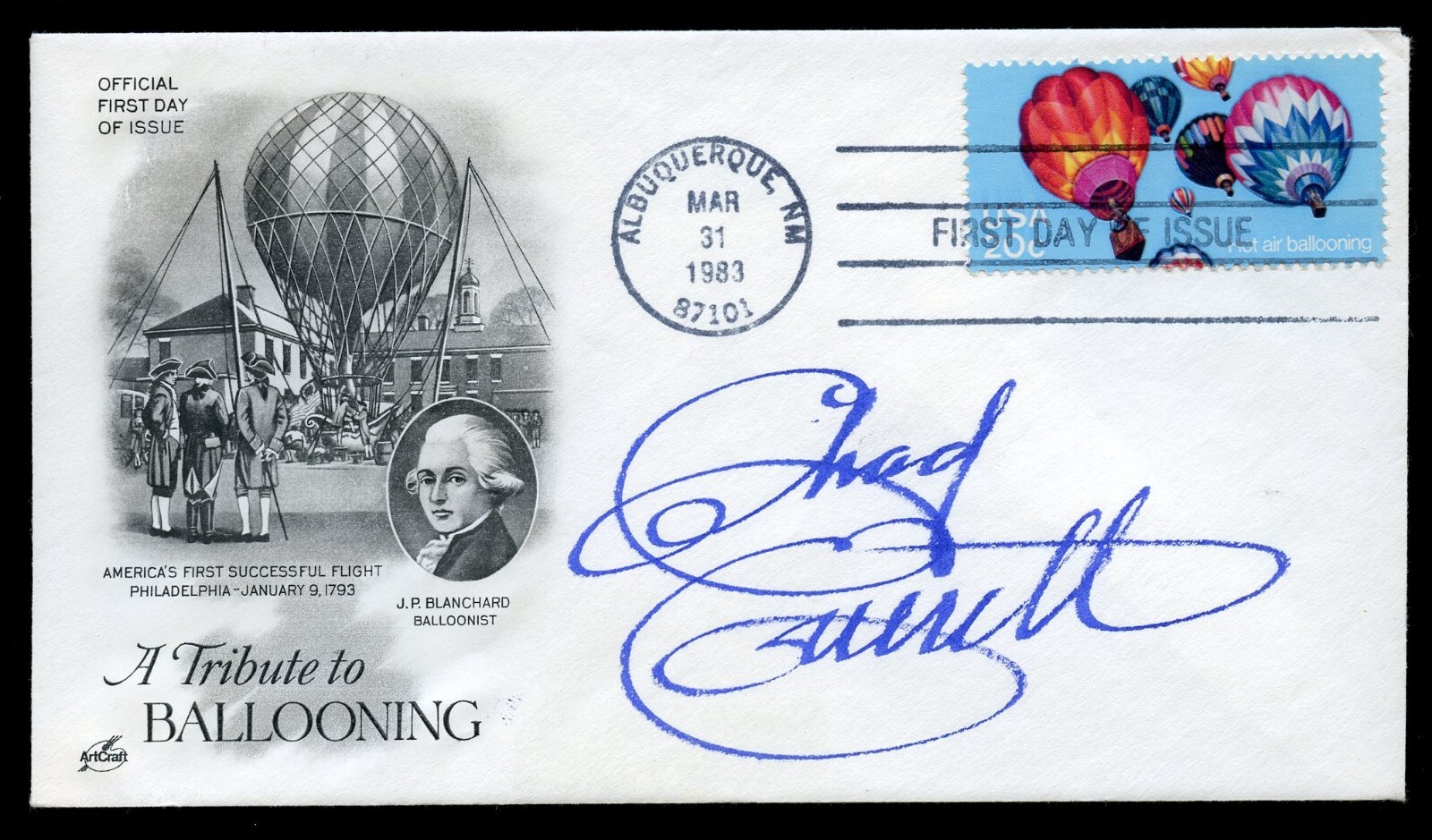 Chad Everett d2012 signed autograph auto Actor Medical Center First Day Cover
