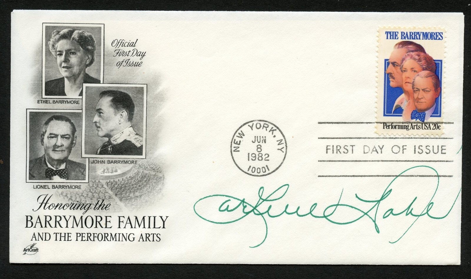 Arlene Dahl d2021 signed autograph auto Actress & Author Classic Hollywood FDC