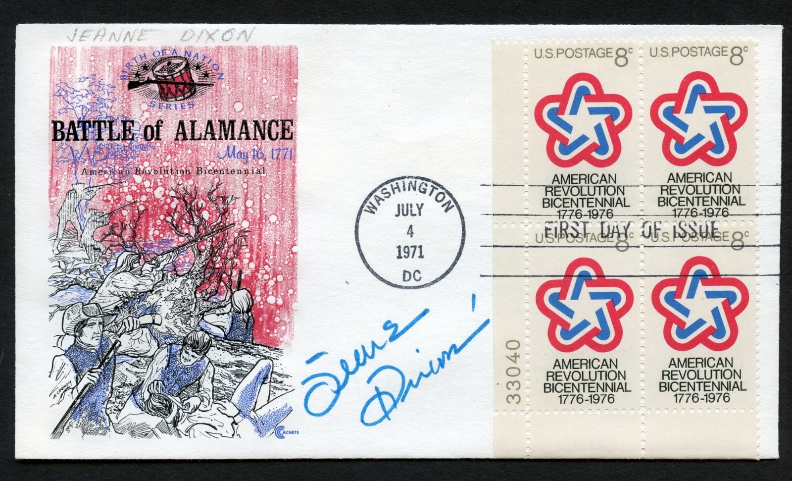 Jeanne Dixon d1997 signed autograph auto Psychic & Astrologer First Day Cover