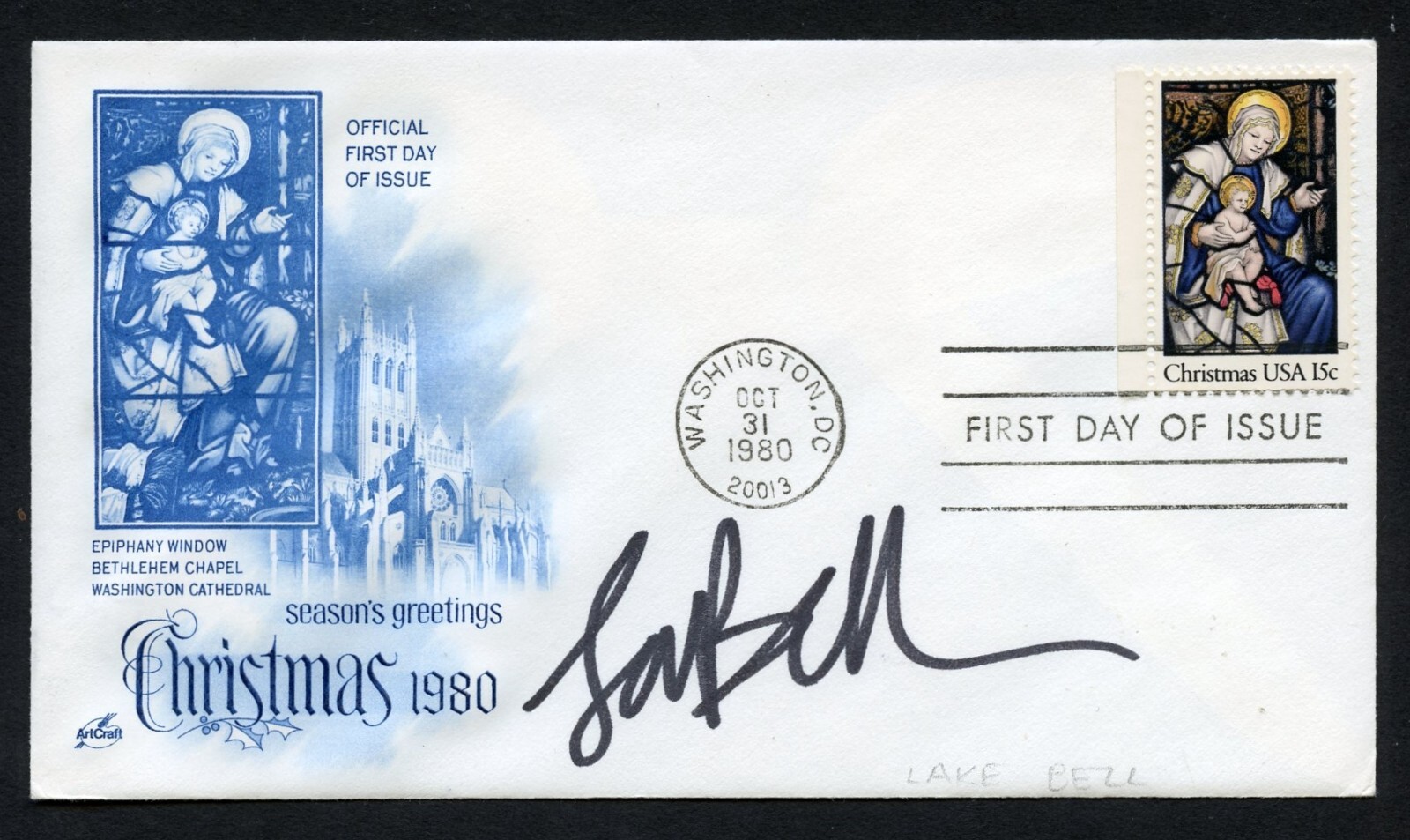 Lake Bell signed autograph auto Actress Home Again First Day Cover