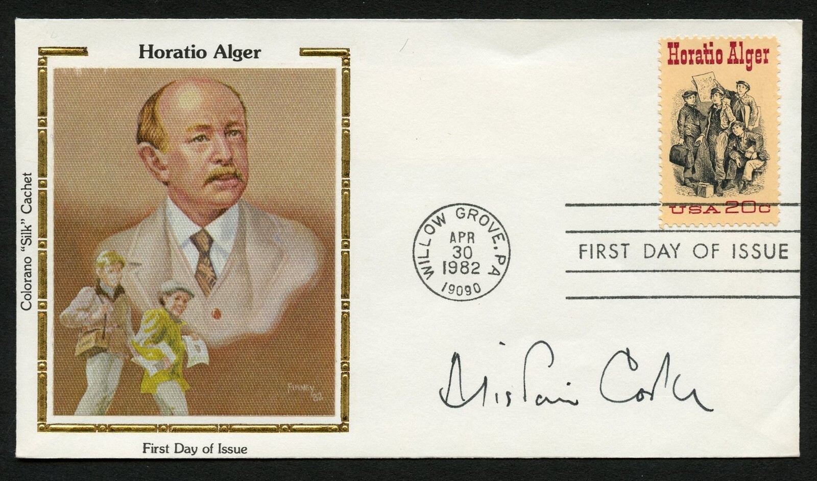 Alistaire Cooke d2004 signed autograph auto Author & Broadcaster First Day Cover