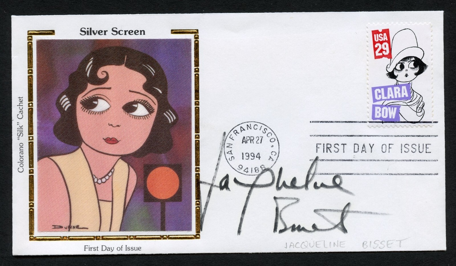 Jacqueline Bisset signed autograph auto Actress The Sweet Ride First Day Cover