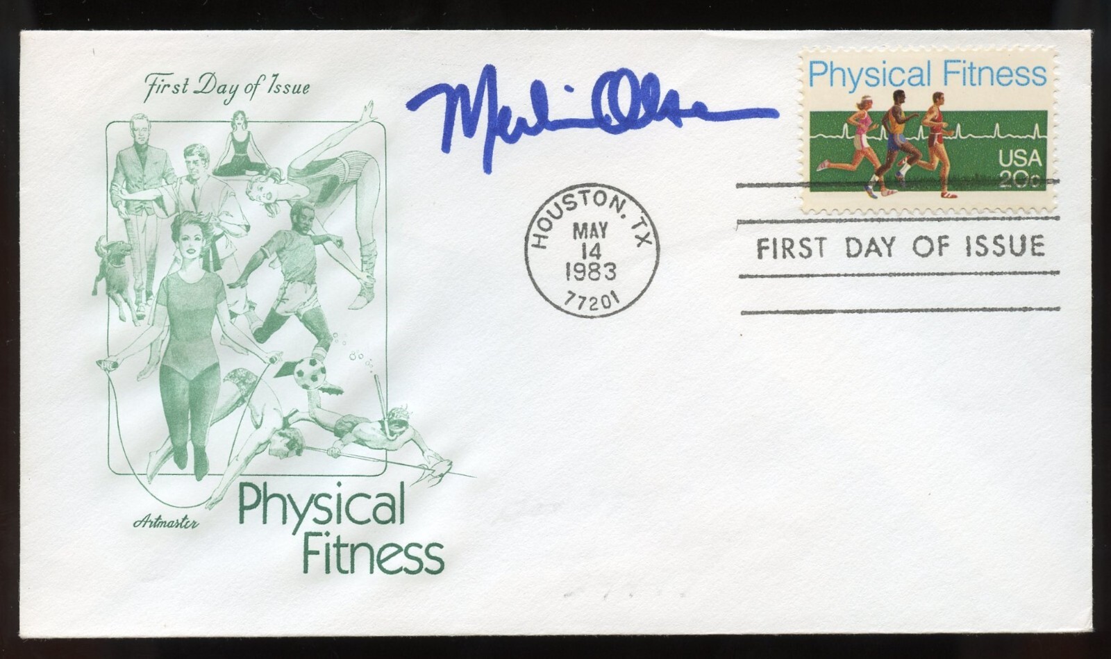Merlin Olsen signed autograph auto American Football Player Announcer Actor FDC
