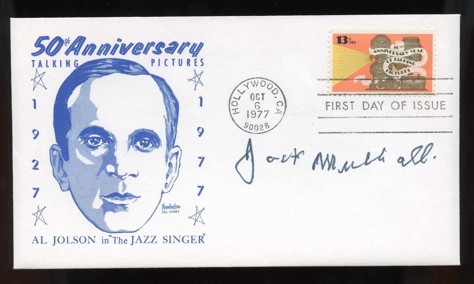Jack Mulhall d1979 signed autograph auto American Silent Film Actor FDC
