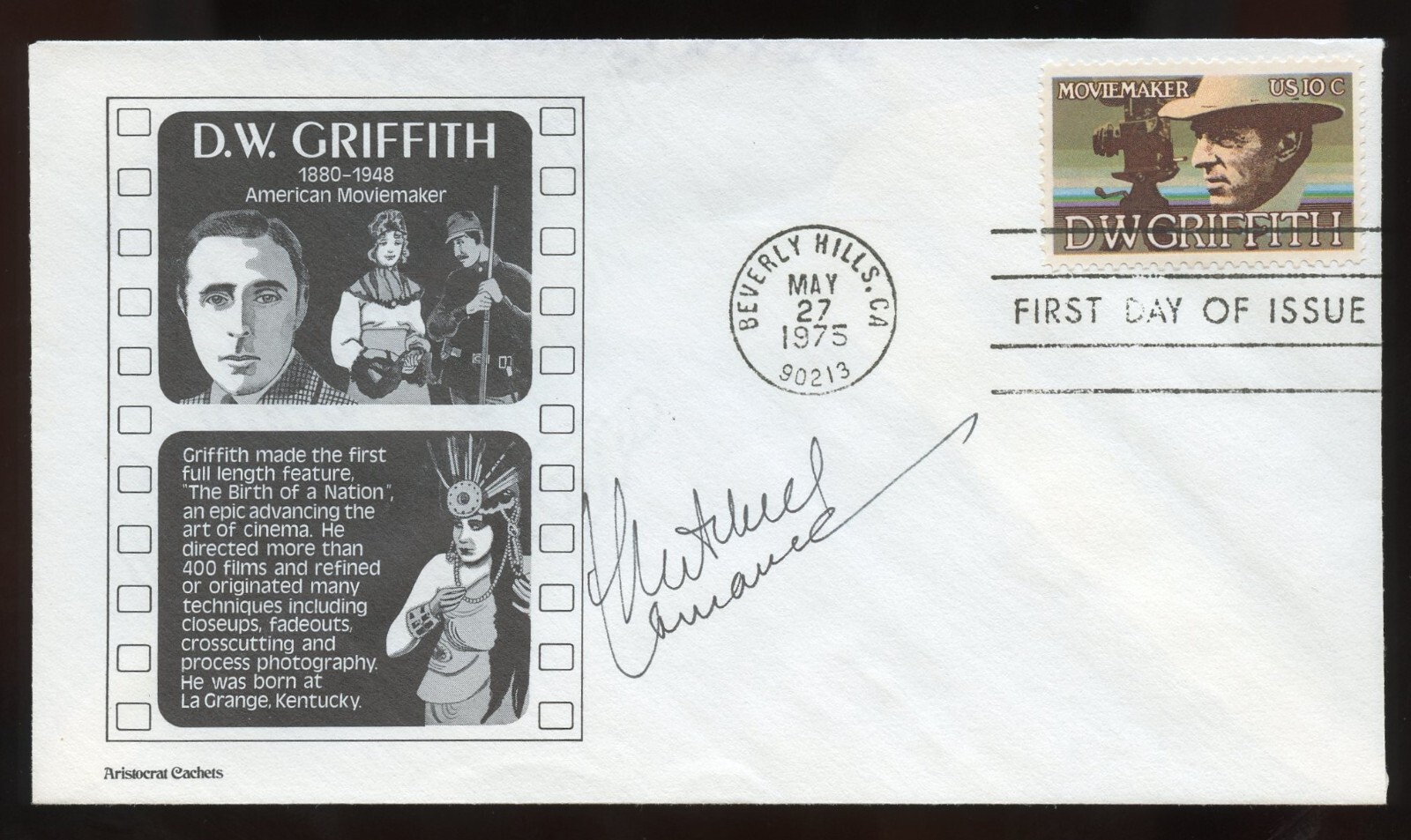 Mitchell Laurance signed autograph auto FDC Actor: Not Necessarily the News