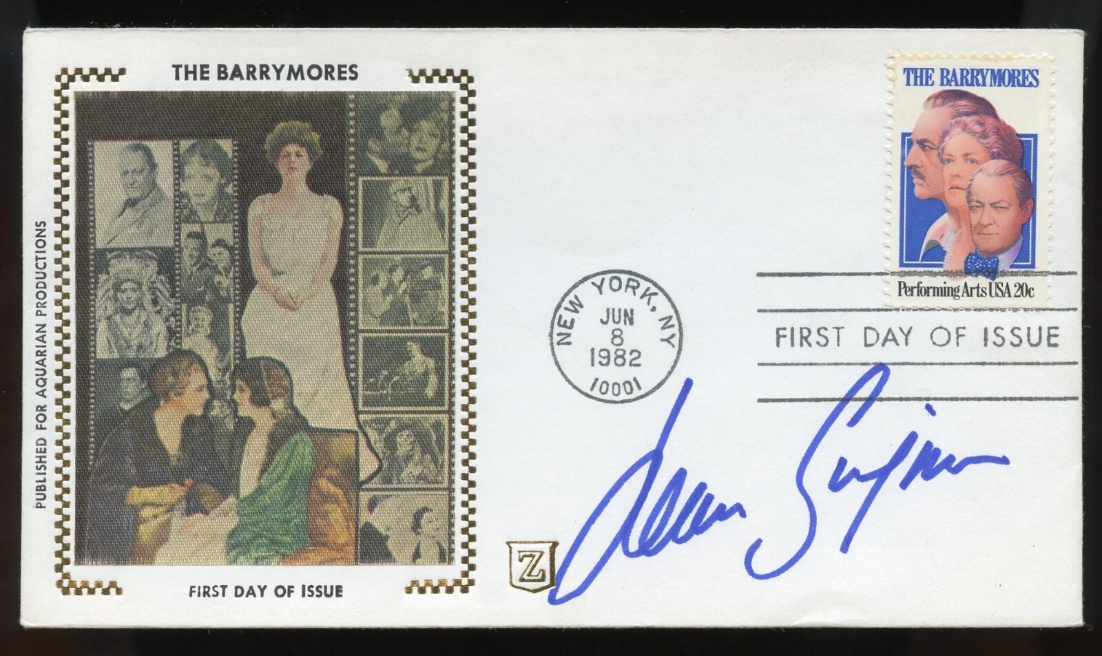 Jean Simmons d2010 signed autograph auto British Actress and Singer FDC