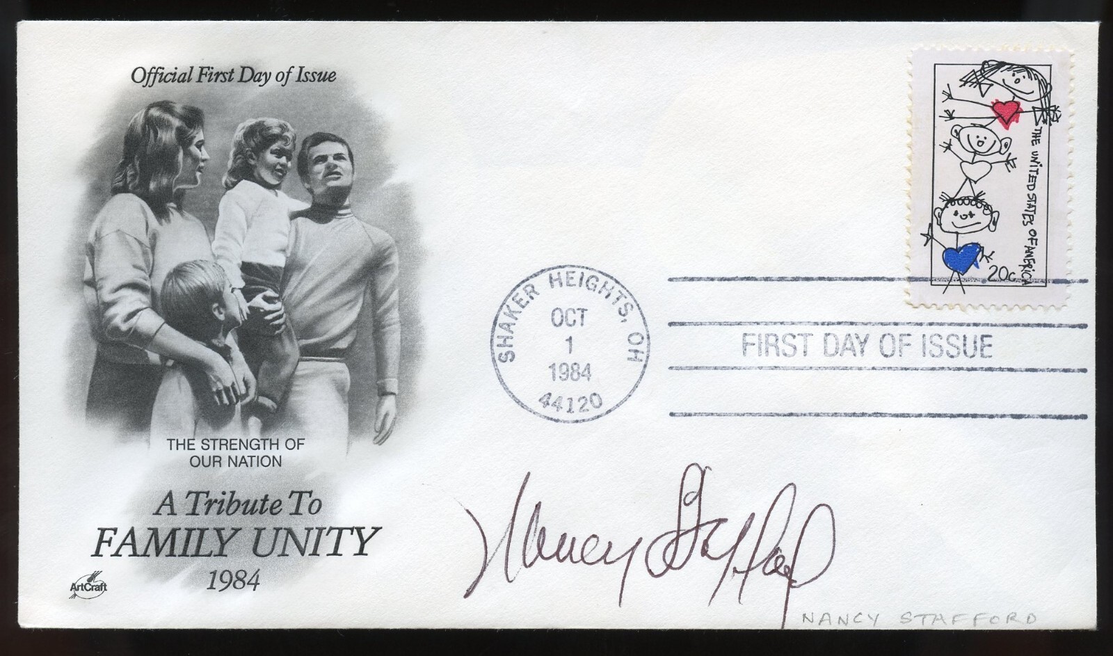 Nancy Stafford signed autograph American Actress as Law Partner in Matlock FDC