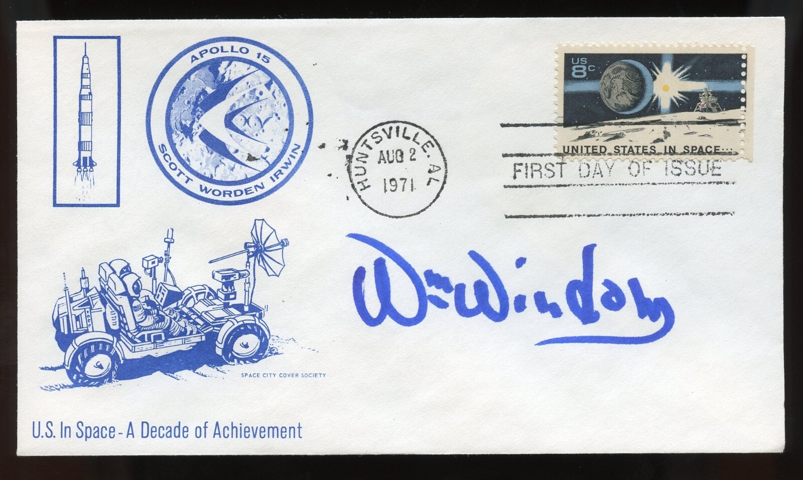 William Windom d2012 signed autograph American Actor in Murder, She Wrote FDC