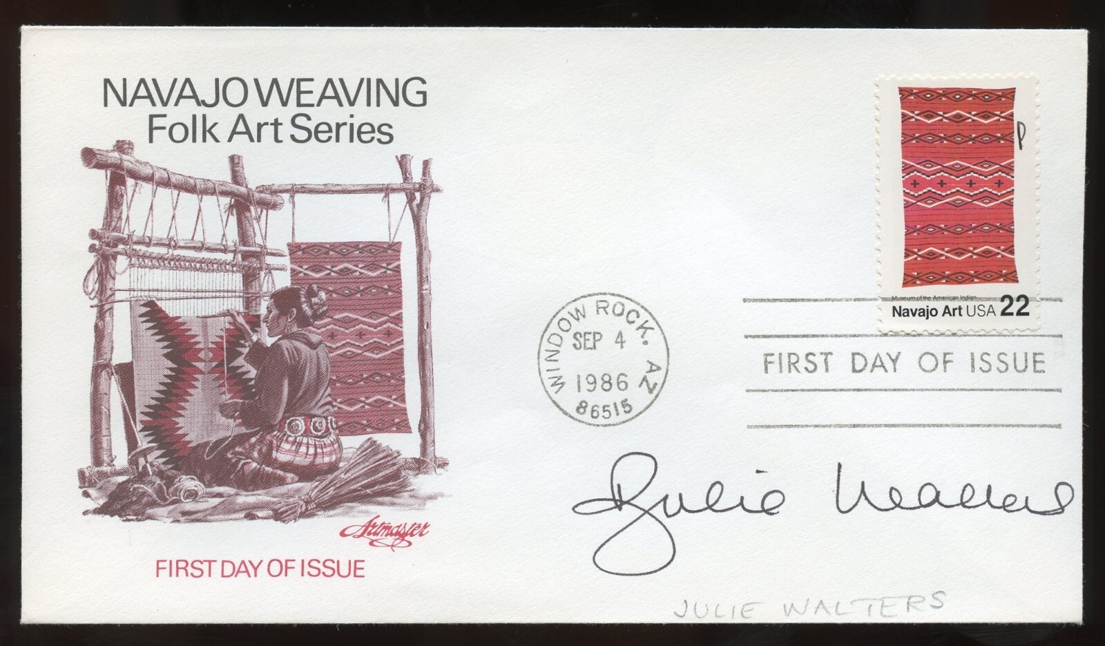 Julie Walters signed autograph auto English Actress in film Educating Rita FDC