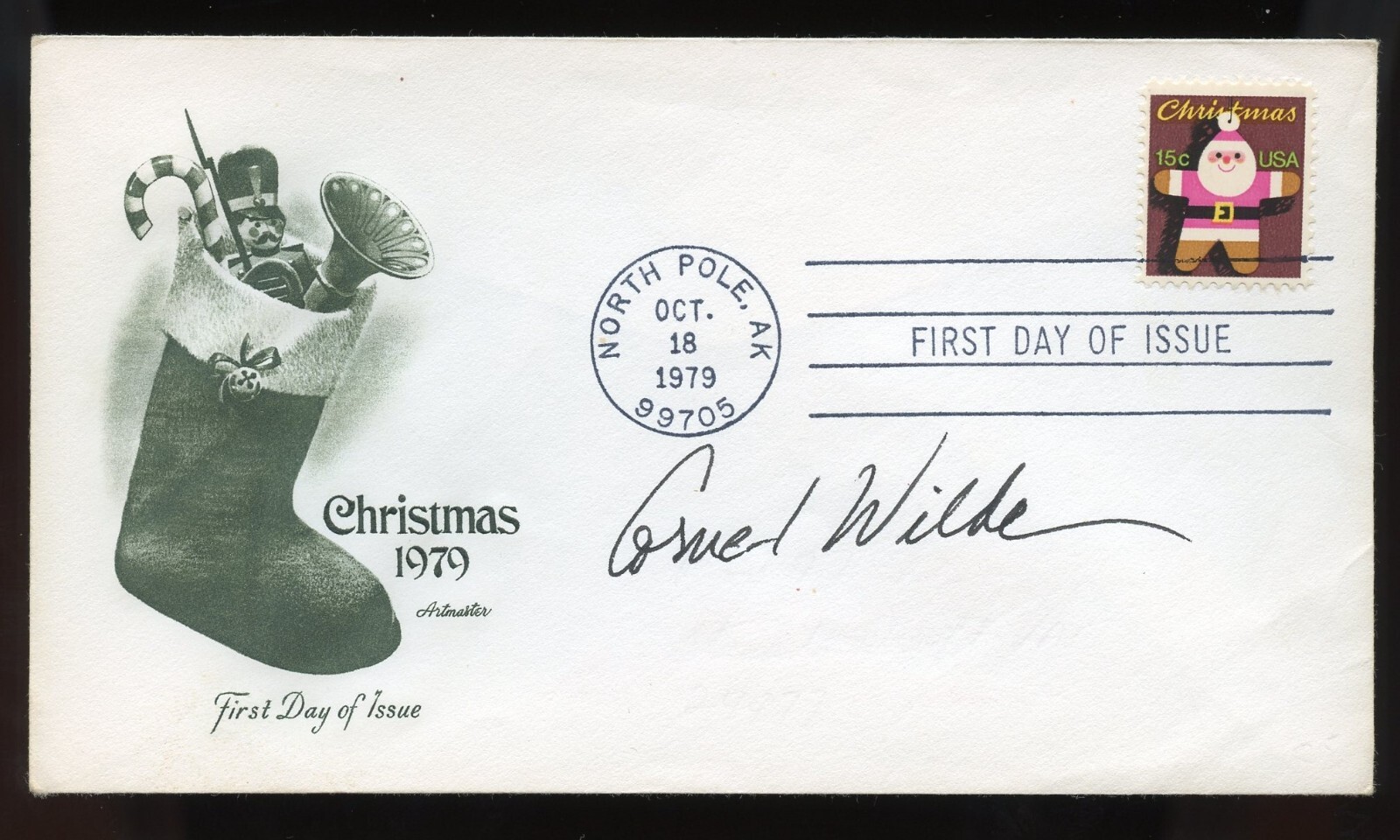 Cornel Wilde d1989 signed autograph American Actor in A Song to Remember FDC