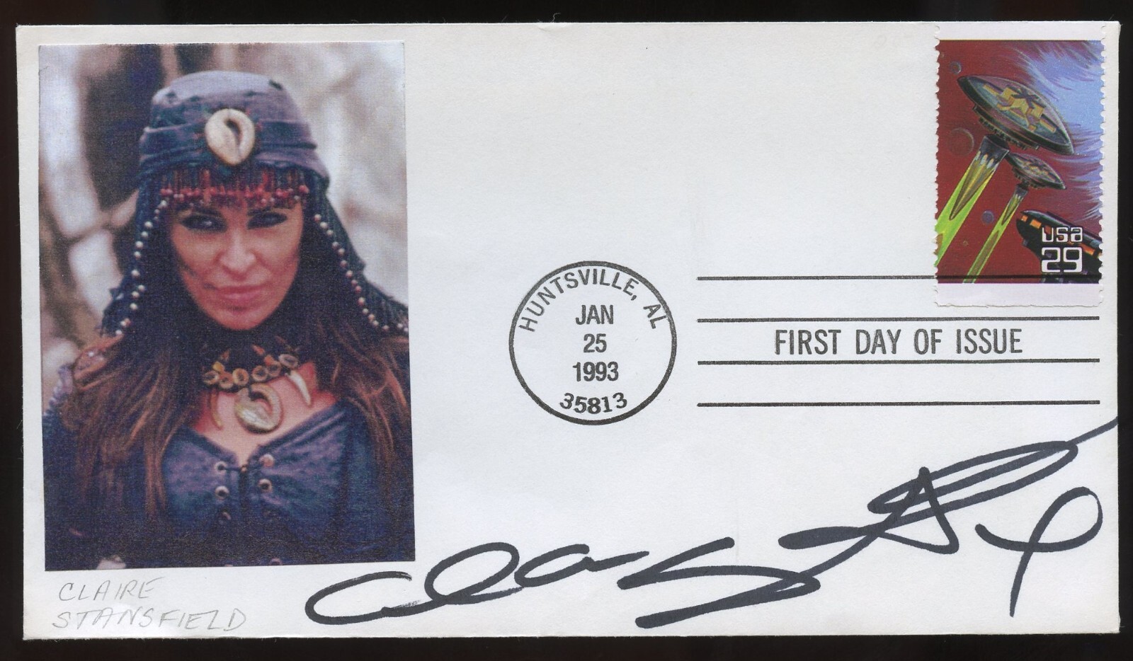 Claire Stainsfield signed autograph British-Canadian Actress Alti in Xena FDC