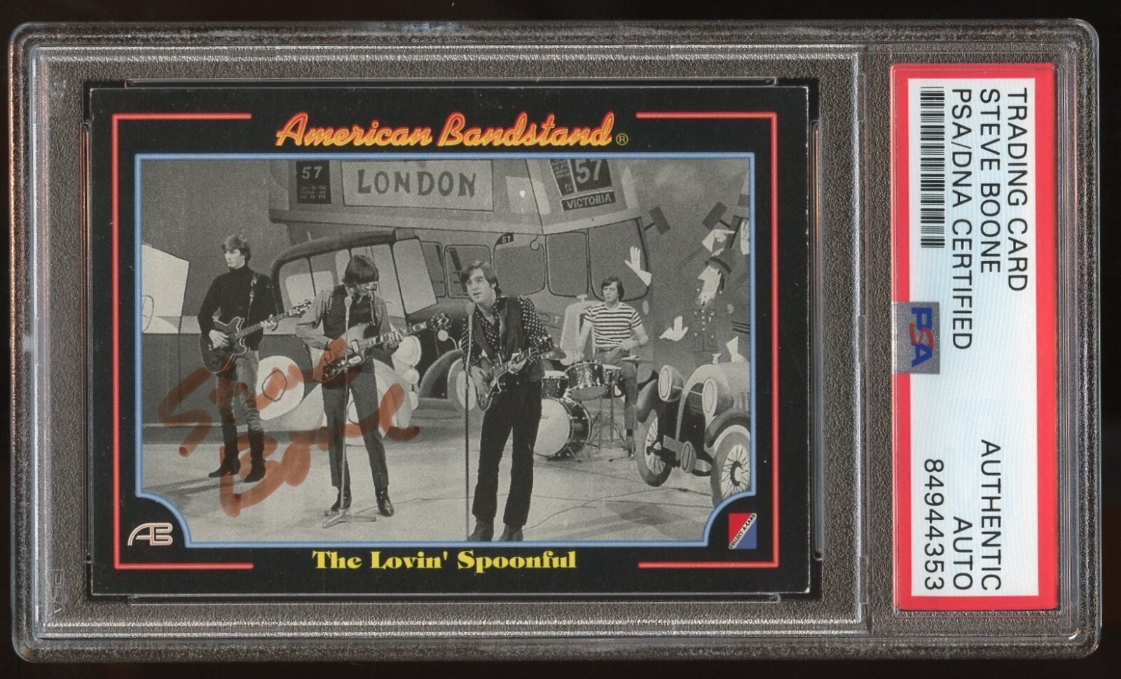 Steve Boone #80 signed autograph 1993 American Bandstand Card Lovin Spoonful PSA