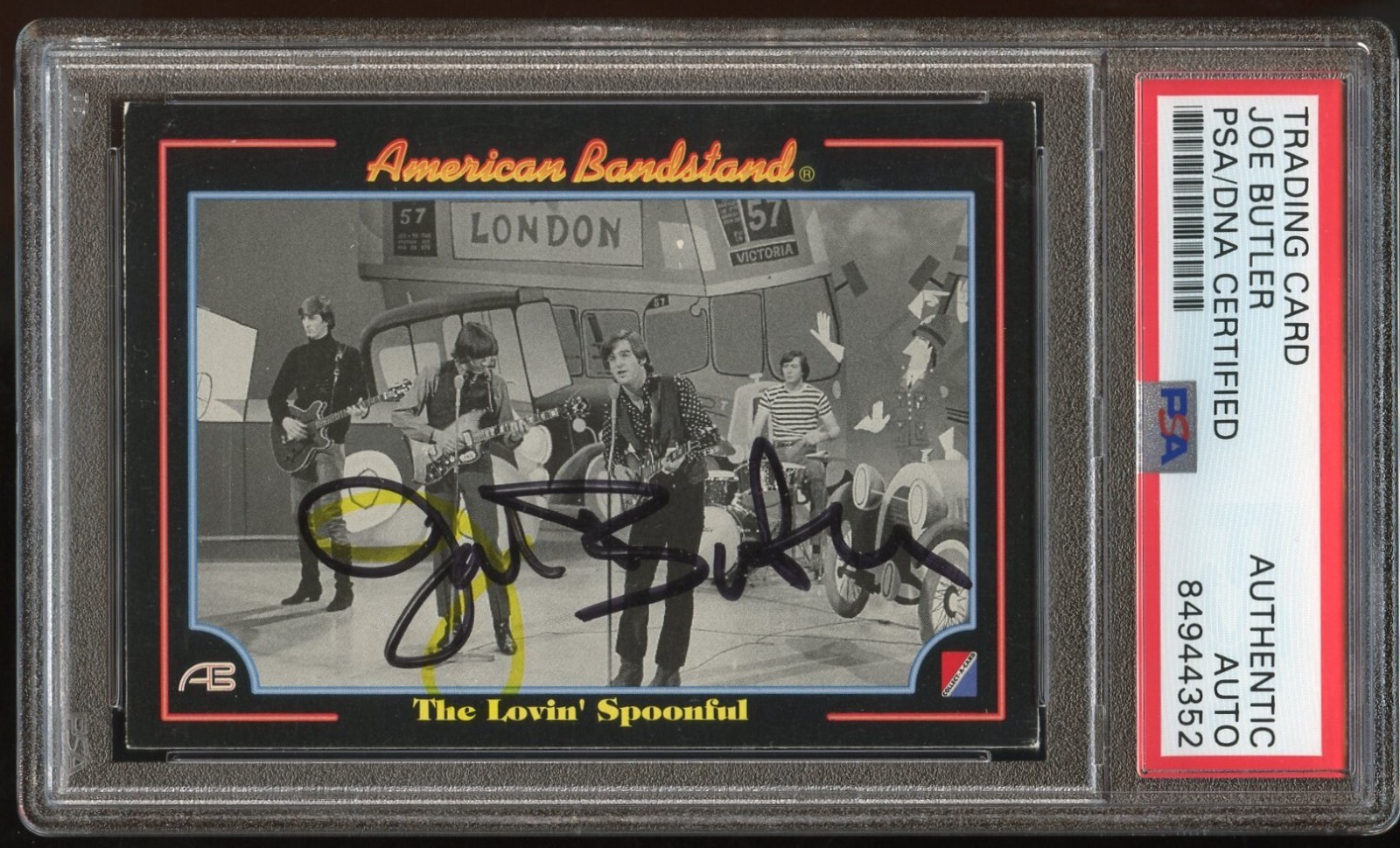 Joe Butler #80 signed autograph 1993 American Bandstand The Lovin' Spoonful PSA