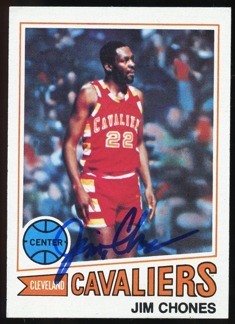 Jim Chones #57 signed autograph auto 1977-78 Topps Basketball Trading Card