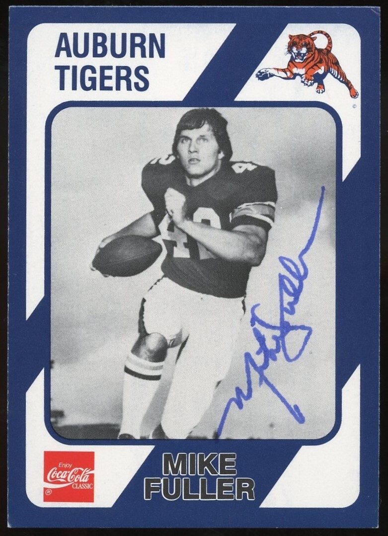 Mike Fuller #16 signed autograph auto Auburn Collegiate Collection Card