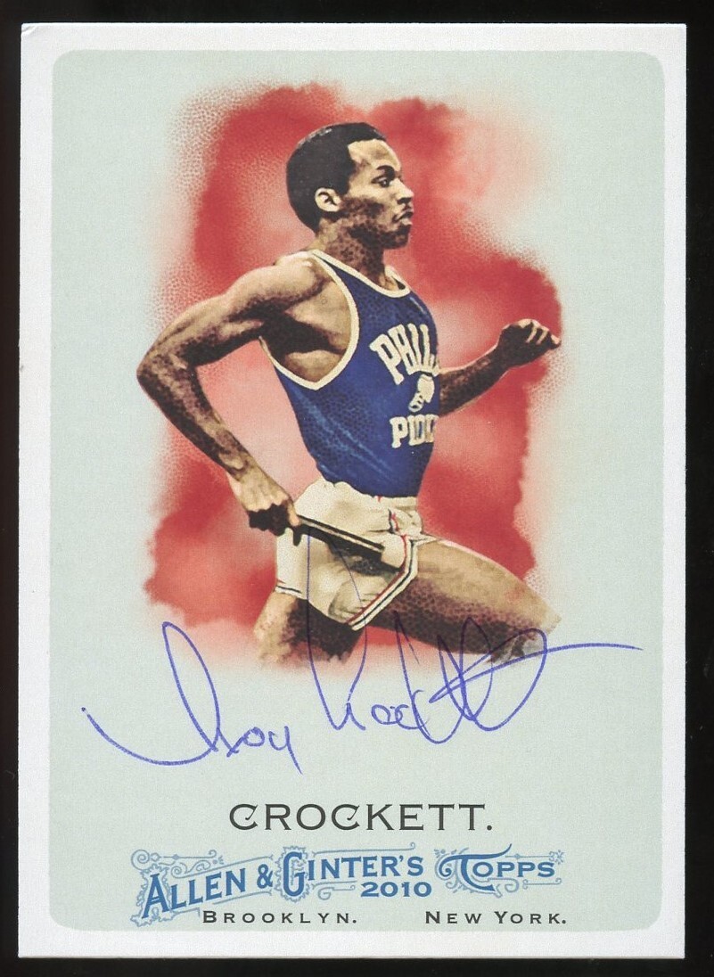 Ivory Crockett #59 signed autograph auto 2010 Topps Allen & Ginter's Card