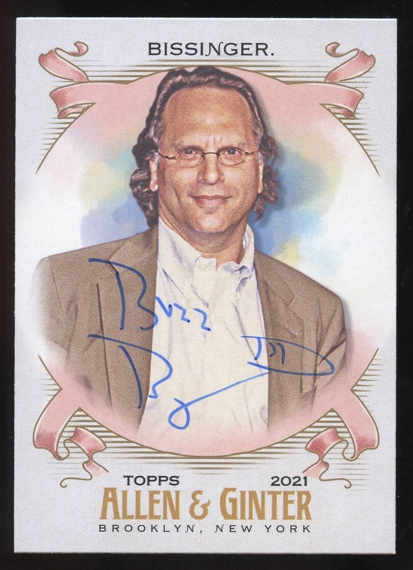 Buzz Bissinger #262 signed autograph auto 2021 Topps Allen & Ginter's Card