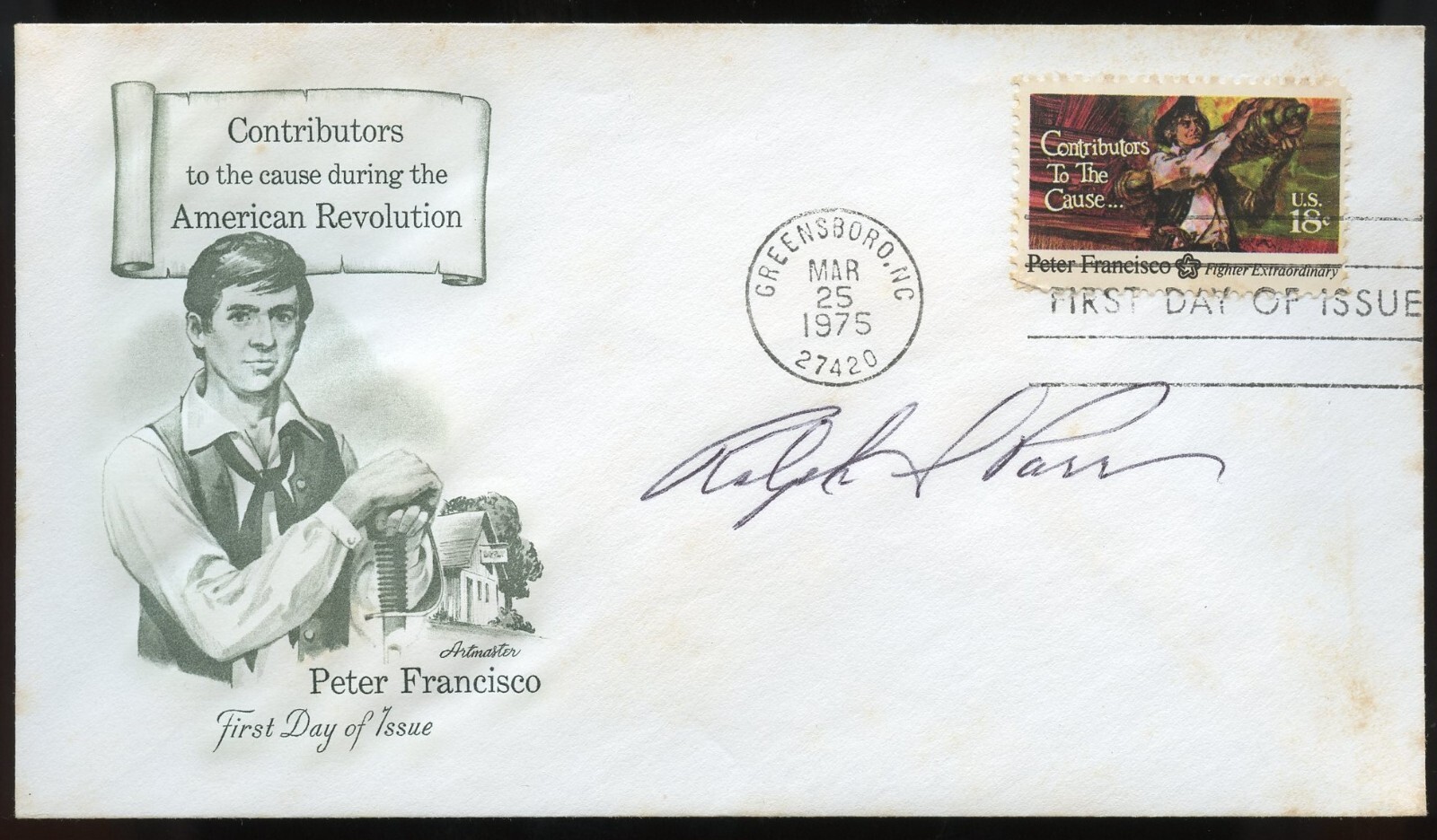 Ralph S. Parr Jr. d2012 signed autograph First Day Cover Korean War ACE USAAF