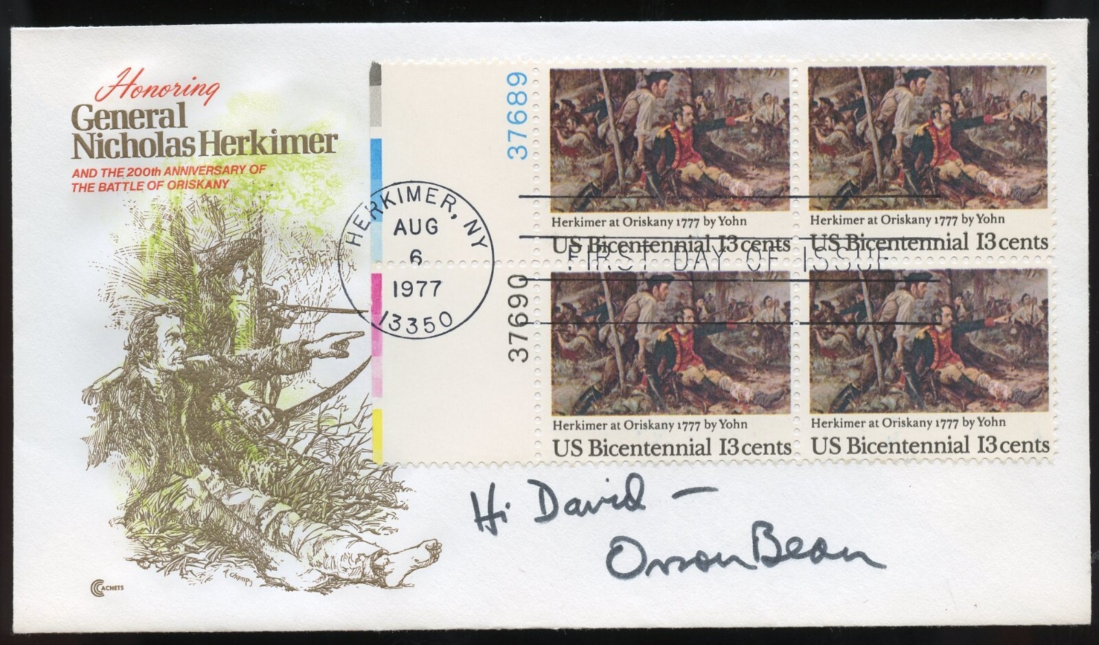 Orson Bean d2020 signed autograph auto Actor The Tonight Show Postal Cover FDC