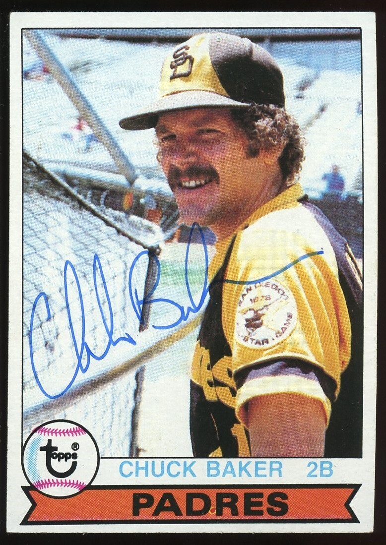 Chuck Baker #456 signed autograph auto 1979 Topps Baseball Trading Card