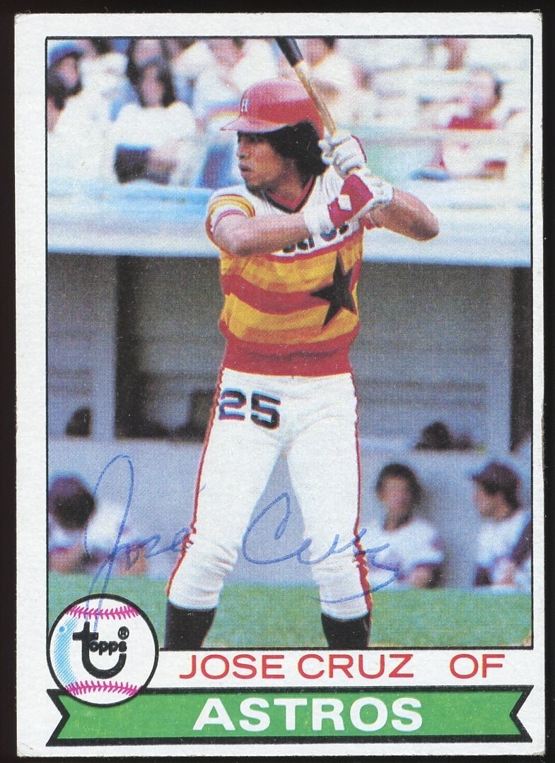 Jose Cruz #289 signed autograph auto 1979 Topps Baseball Trading Card