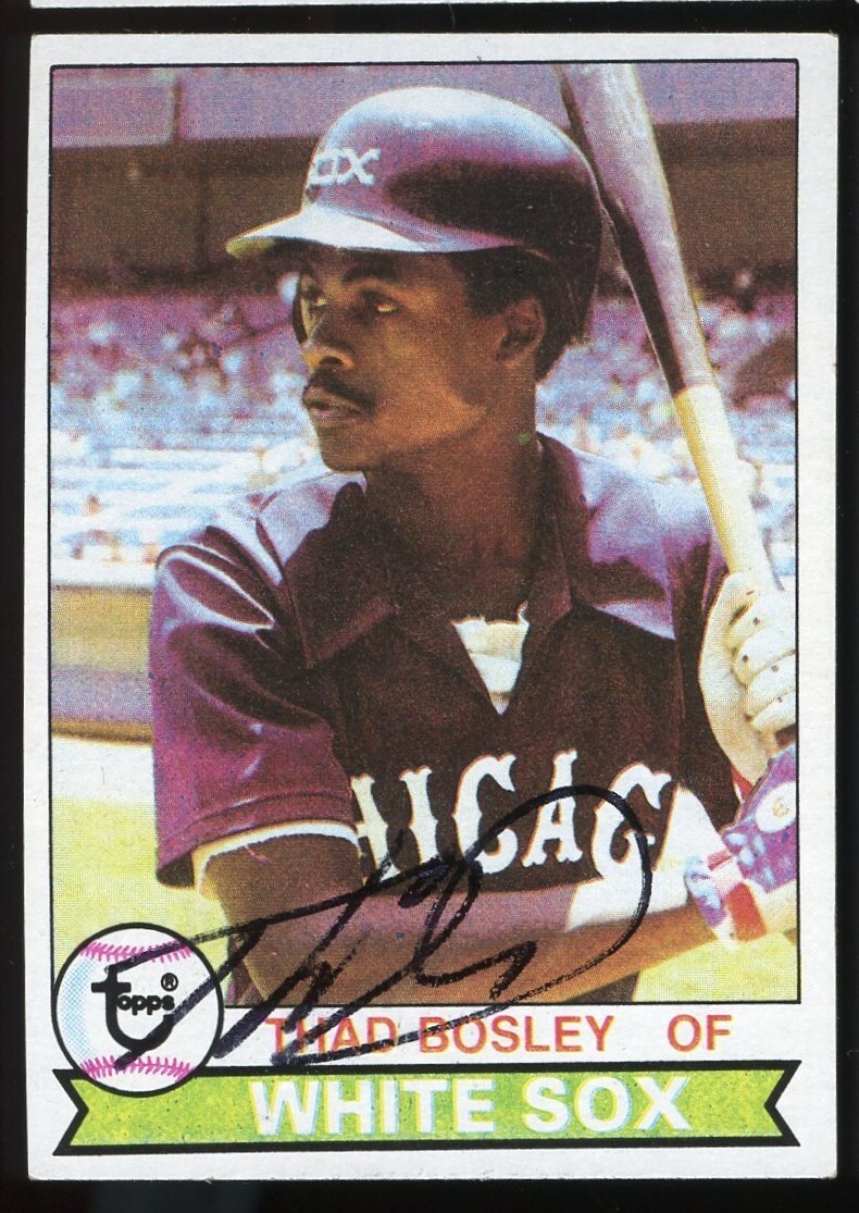 Thad Bosley #127 signed autograph auto 1979 Topps Baseball Trading Card