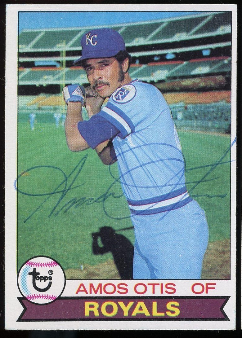 Amos Otis #360 signed autograph auto 1979 Topps Baseball Trading Card