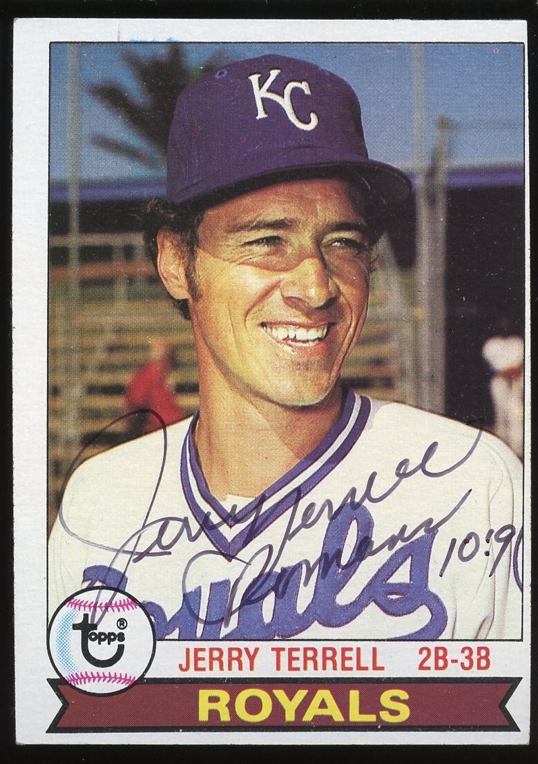 Jerry Terrell #273 signed autograph auto 1979 Topps Baseball Trading Card