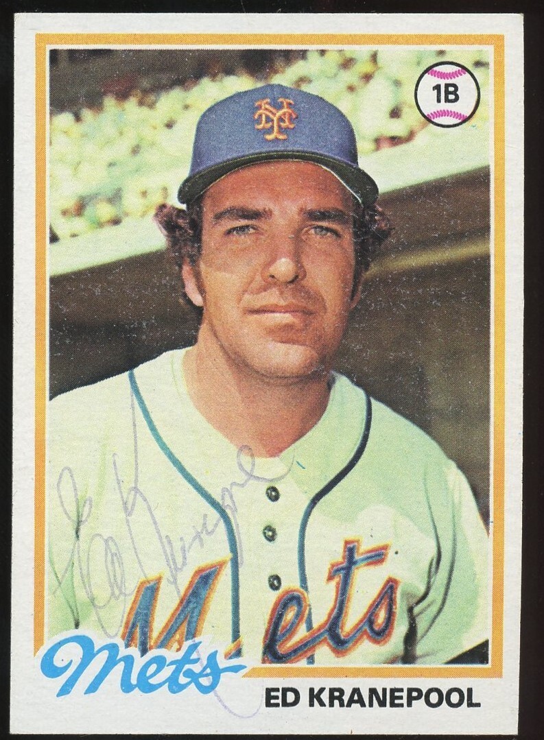 Ed Kranepool #49 signed autograph auto 1978 Topps Baseball Trading Card