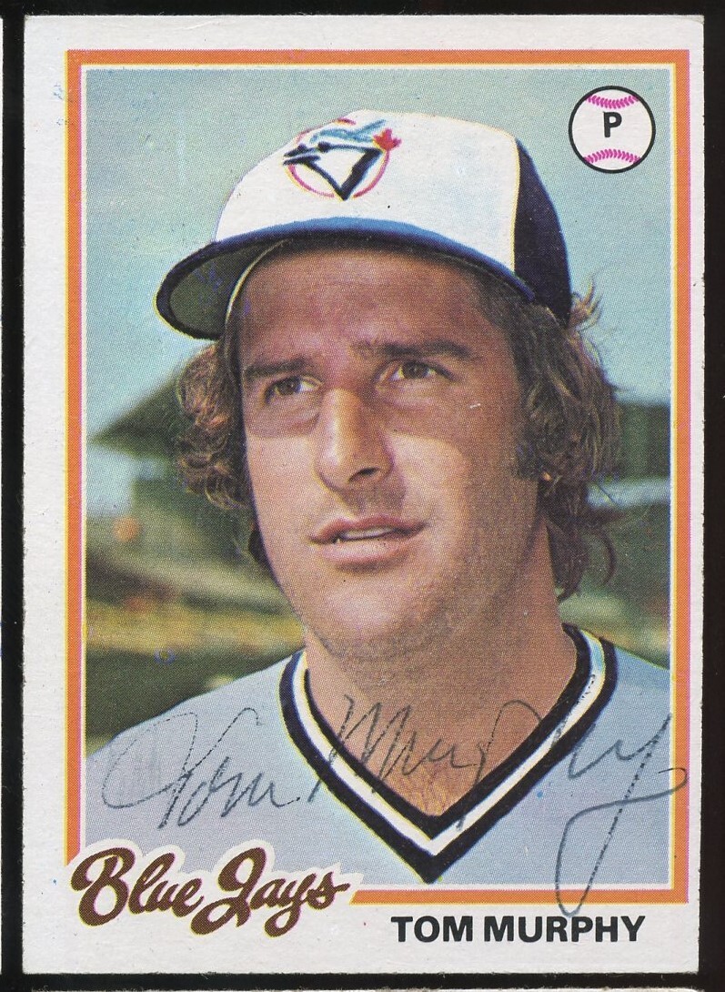 Tom Murphy #103 signed autograph auto 1978 Topps Baseball Trading Card