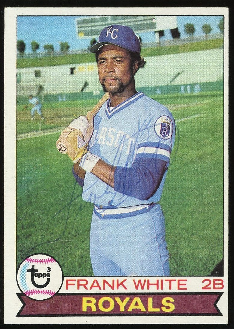 Frank White #439 signed autograph auto 1979 Topps Baseball Trading Card