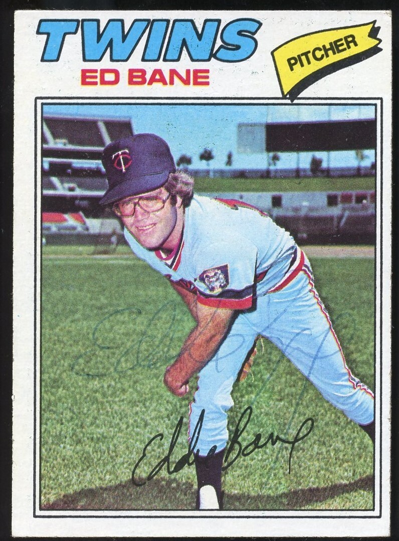 Ed Bane #486 signed autograph auto 1977 Topps Baseball Trading Card