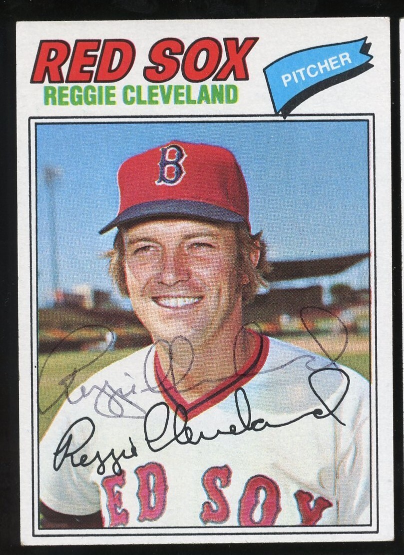 Reggie Cleveland #613 signed autograph auto 1977 Topps Baseball Trading Card