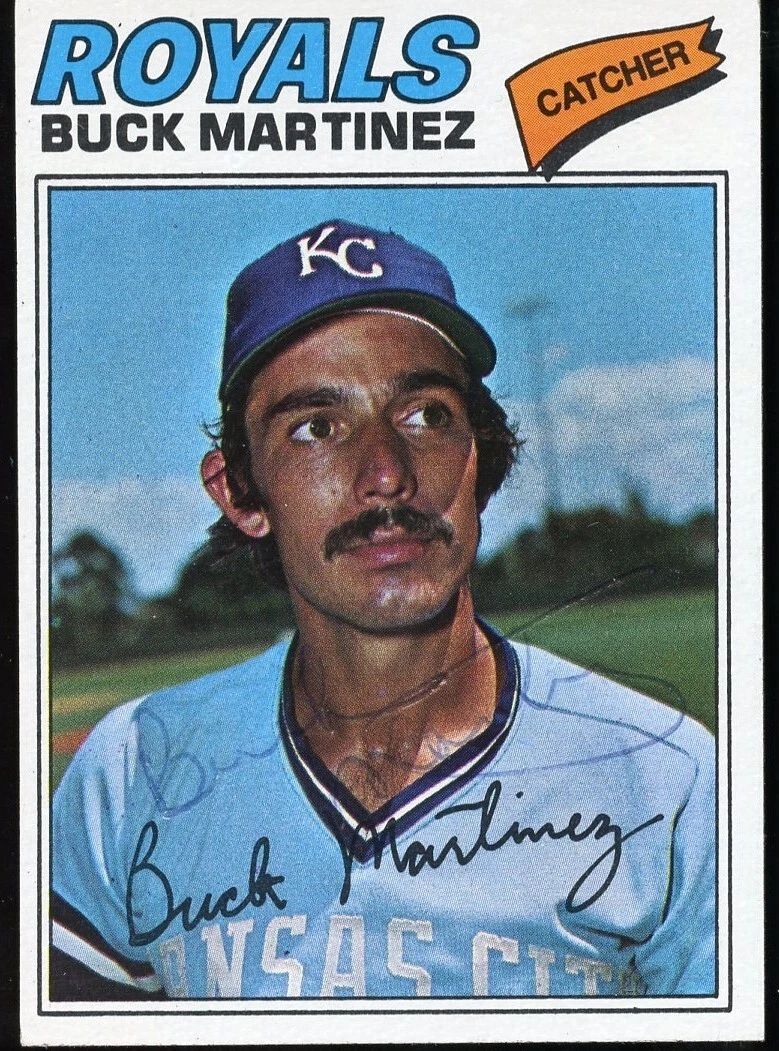 Buck Martinez #46 signed autograph auto 1977 Topps Baseball Trading Card