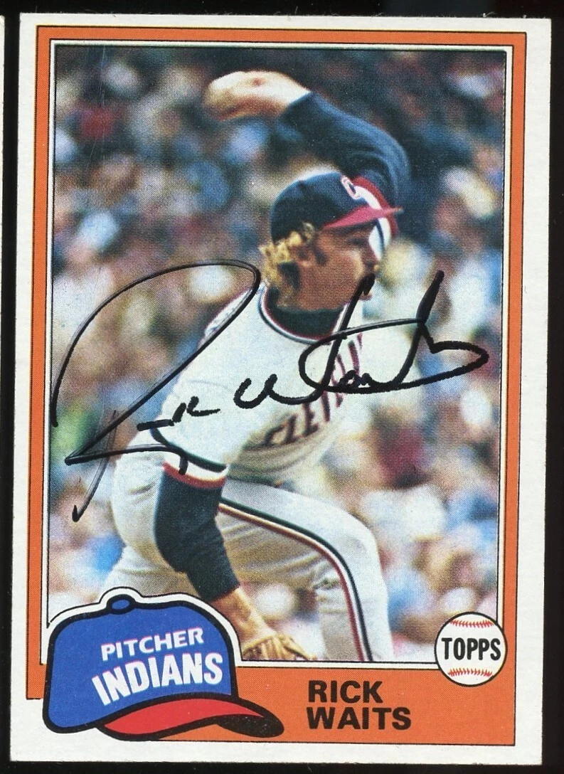 Rick Waits #697 signed autograph auto 1981 Topps Baseball Trading Card