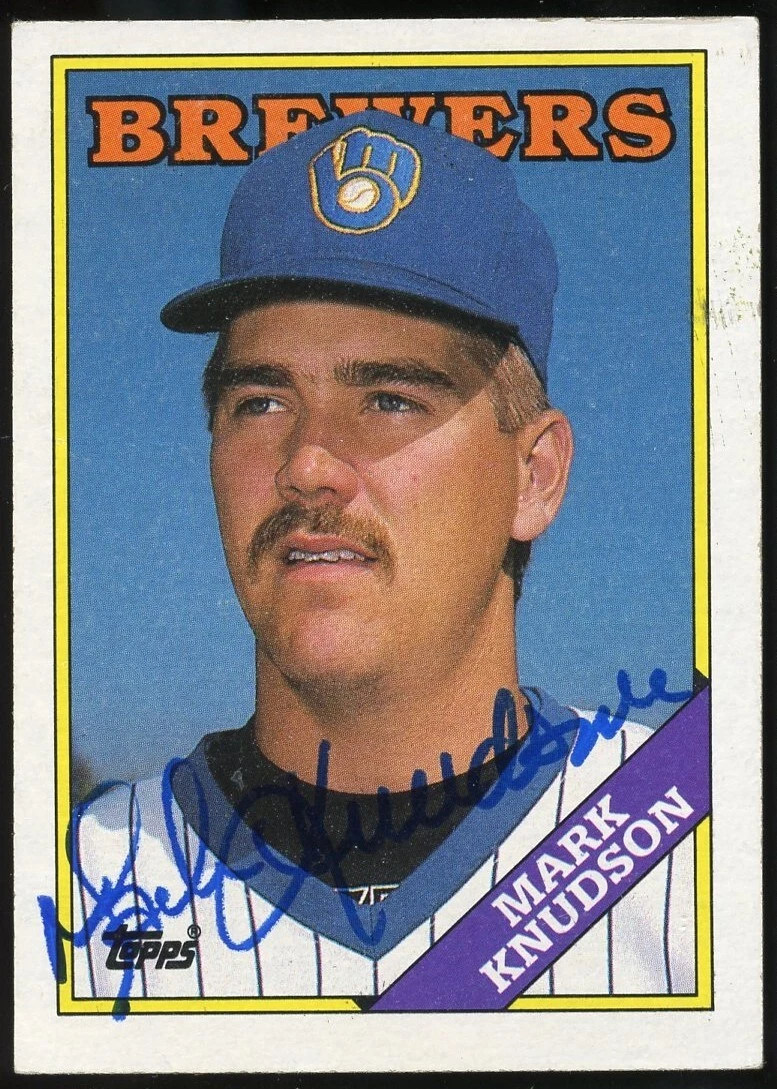 Mark Knudson #61 signed autograph auto 1988 Topps Baseball Trading Card