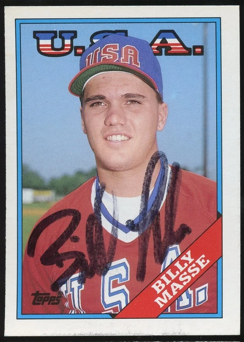 Billy Masse #67T signed autograph auto 1988 Topps Baseball Trading Card