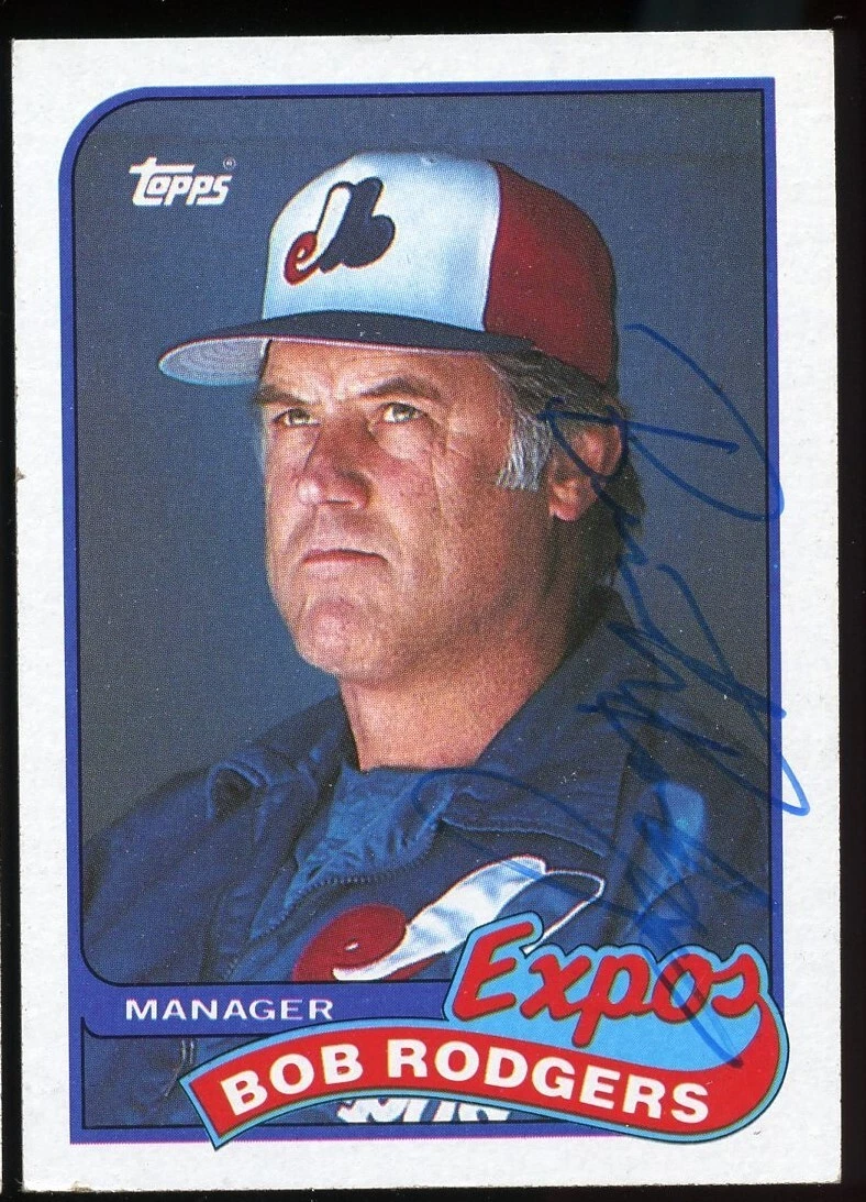 Bob Rodgers #474 signed autograph auto 1989 Topps Baseball Trading Card