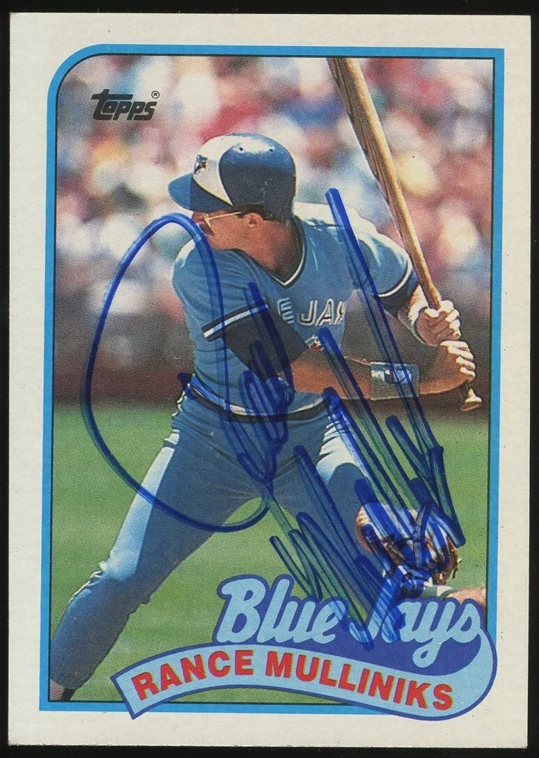 Rance Mulliniks #618 signed autograph auto 1989 Topps Baseball Trading Card