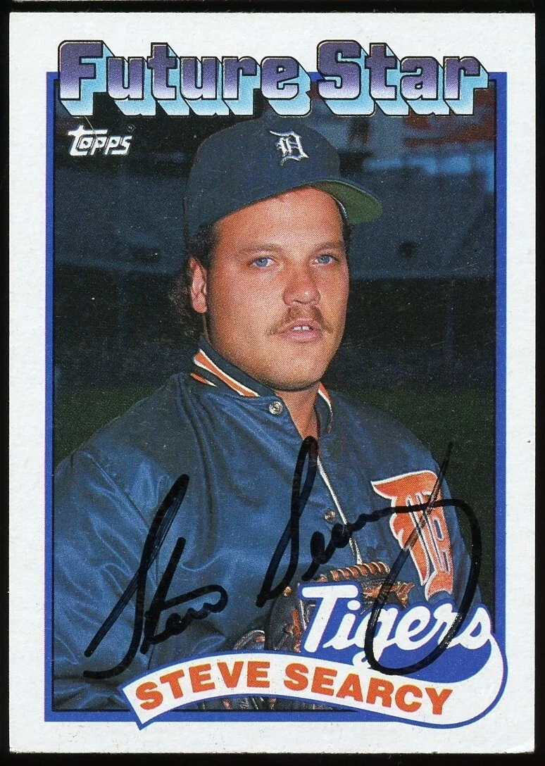 Steve Searcy #167 signed autograph auto 1989 Topps Baseball Trading Card
