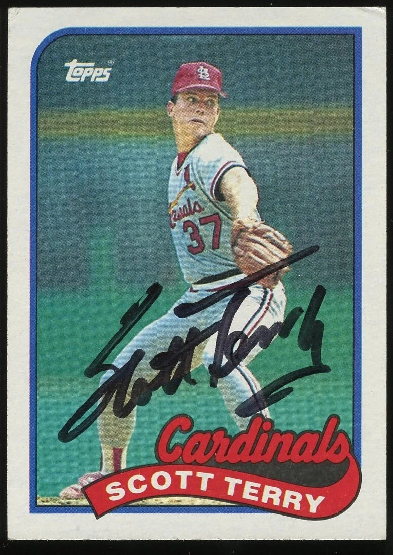 Scott Terry #686 signed autograph auto 1989 Topps Baseball Trading Card