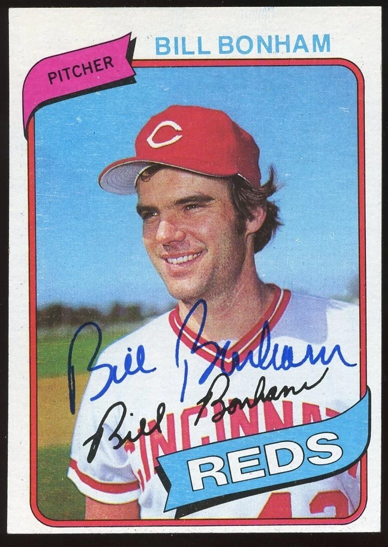 Bill Bonham #47 signed autograph auto 1980 Topps Baseball Trading Card