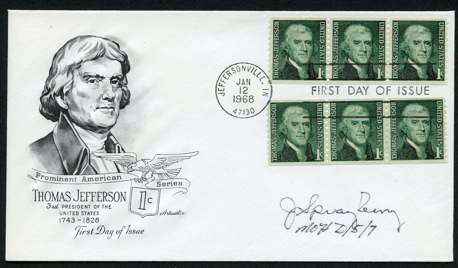 James Sprayberry signed autograph FDC Medal of Honor Recipient US Army Vietnam