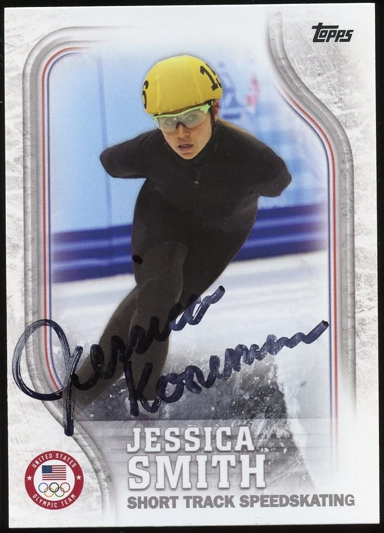 Jessica Smith #USA-36 signed autograph auto 2018 Topps U.S. Winter Olympic Card