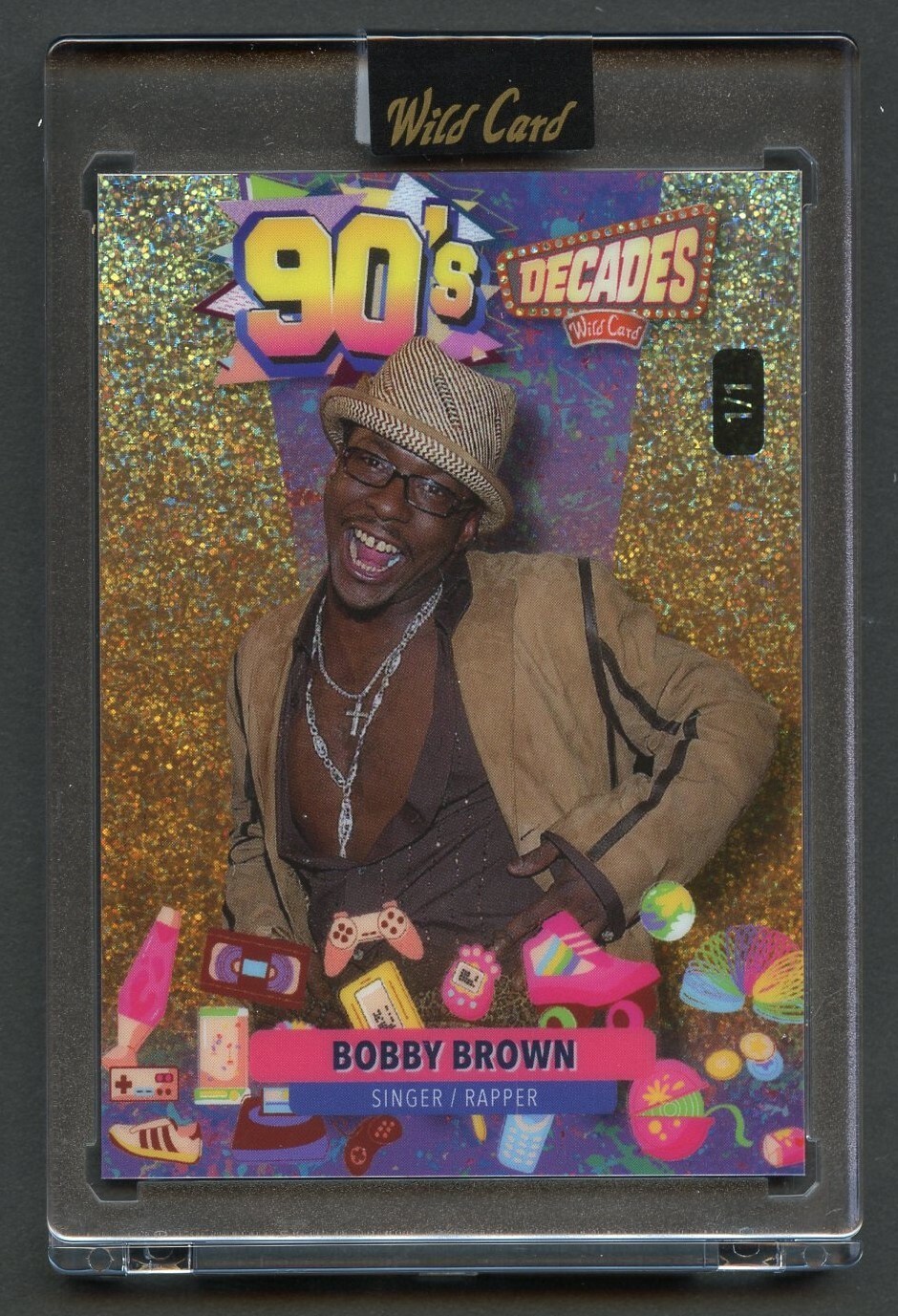 Bobby Brown Special Preview Edition Singer/Rapper 90's Decades 1/1 Wild Card