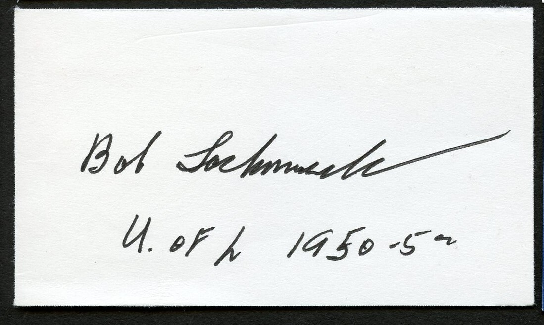 Bob Lochmueller signed autograph Sales Direct Attention Business Card BC583