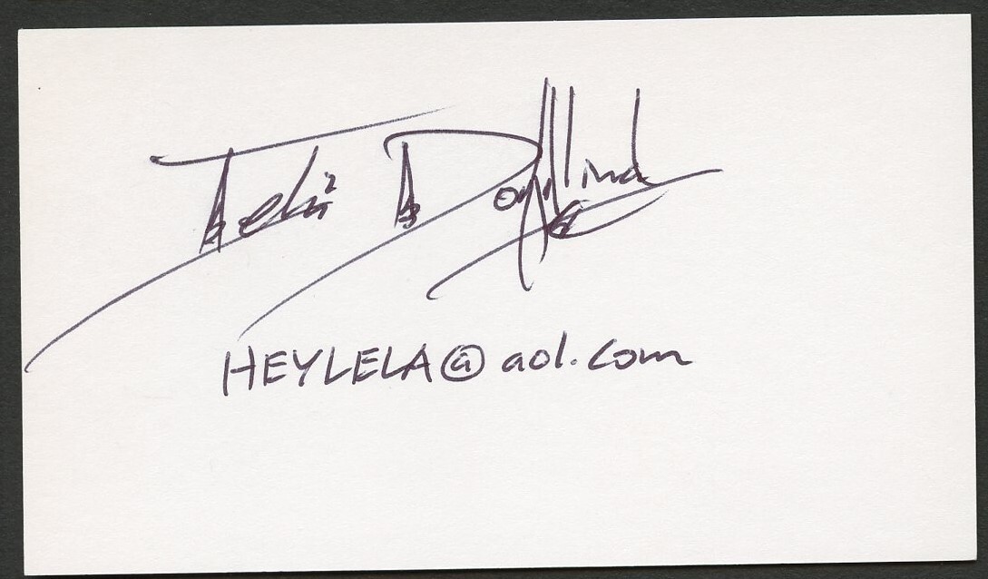 Lela Dowling signed autograph Illustrator & Cartoonist Business Card BC694