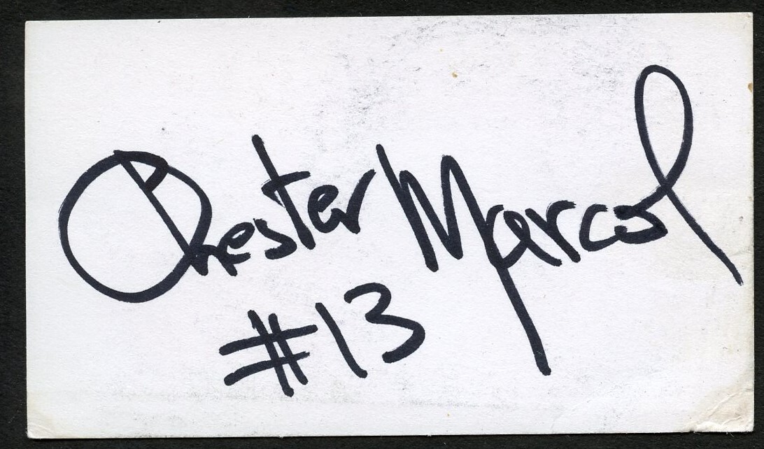 Chester Marcol signed autograph auto Phoenix House Inc. Business Card BC785