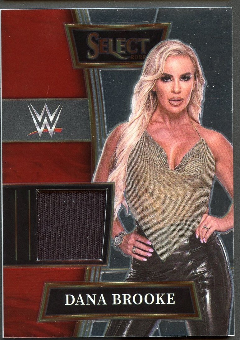 Dana Brooke #SW-DBK 2022 Panini Select WWE Trading Card Fabric