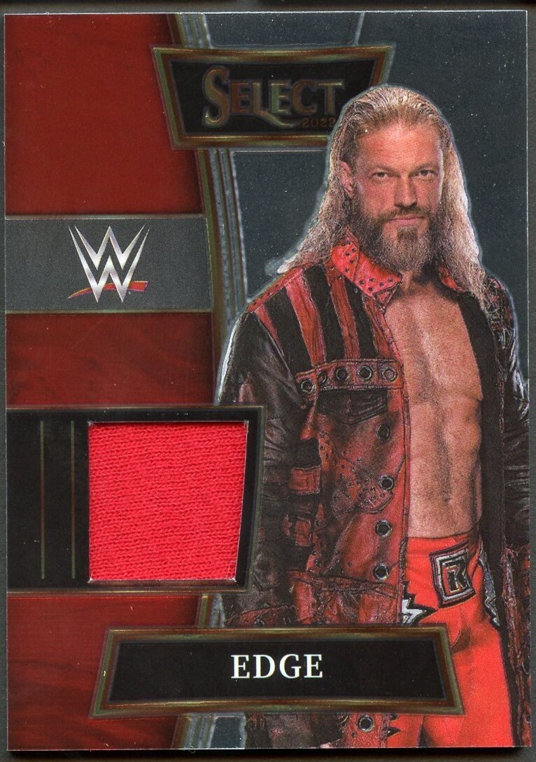 Edge #SW-EDG 2022 Panini Select WWE Trading Card Fabric